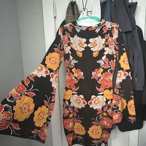 From Vici, bell sleeve sweater mini dress